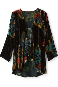 Hot Aaliyah Floral Velvet Topper Toppers