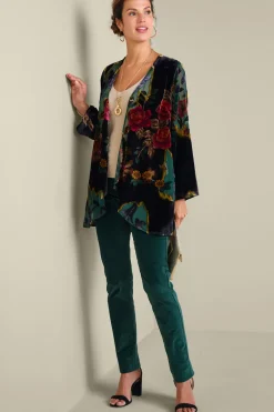 Hot Aaliyah Floral Velvet Topper Toppers