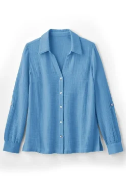 Best Addison Gauze Big Shirt Tops