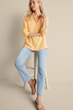 Best Addison Gauze Big Shirt Tops