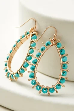 Outlet Alea Beaded Hoop Earrings Jewelry|Earrings