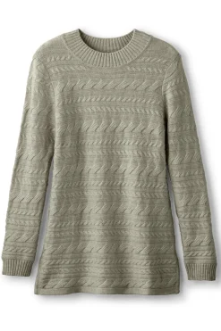 Alena Cable Sweater Tunic Tops|Sweaters & Cardigans