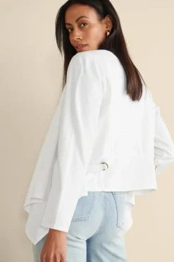 Alicante Linen Blend Topper Tops|Toppers