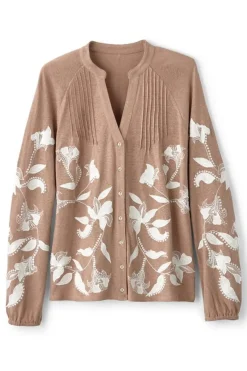 Sale Alva Embroidered Knit Top Tops