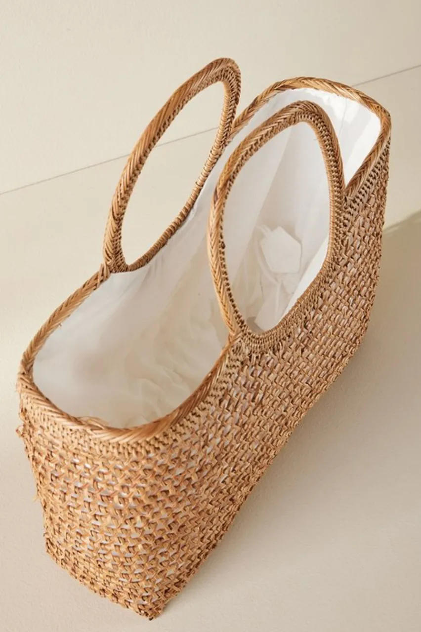 Sale April Woven Bag Handbags