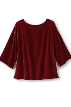 Clearance Aria Velvet Top Tops
