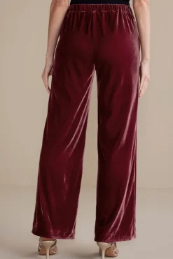 New Aria Velvet Wide Leg Pants Pants