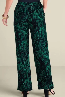 New Aria Velvet Wide Leg Pants Pants