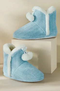 Clearance Ashlyn Cabled Bootie Slippers Shoes