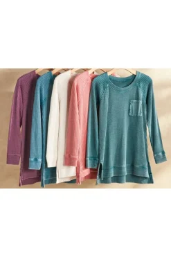 Online Autumn Waffle Tunic Tops|Tunics & Leggings