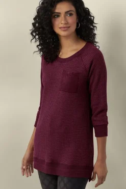 Online Autumn Waffle Tunic Tops|Tunics & Leggings