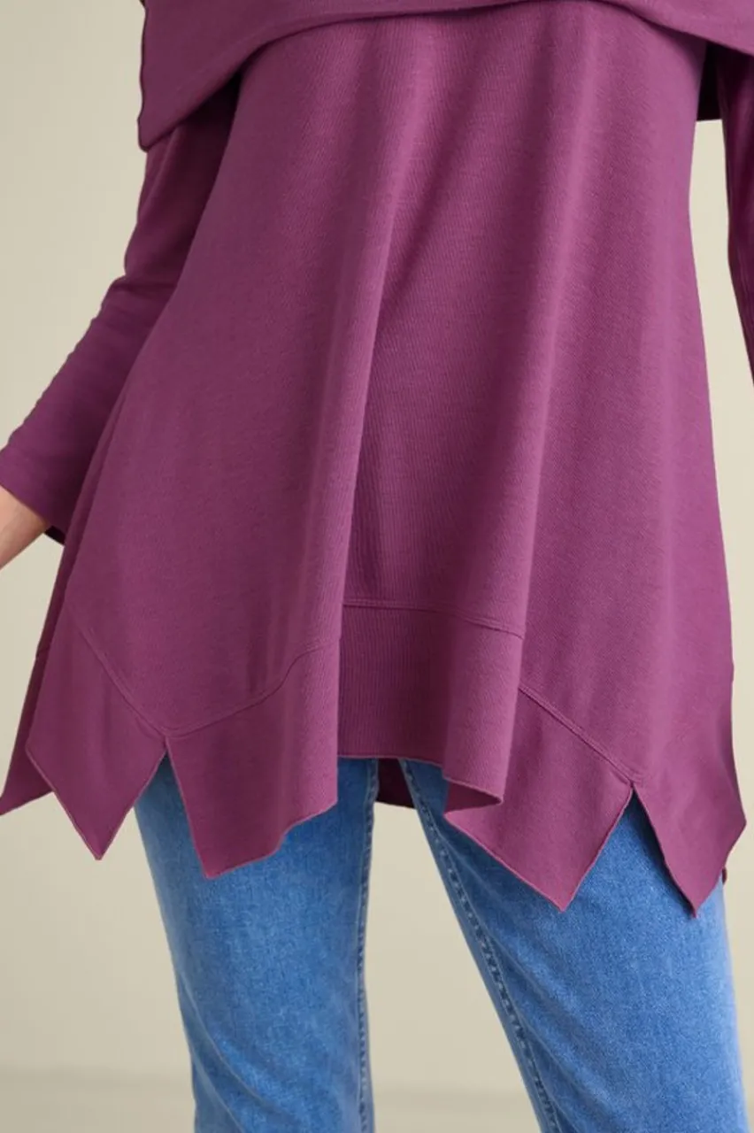 Hot B'call Knit Tunic Tops