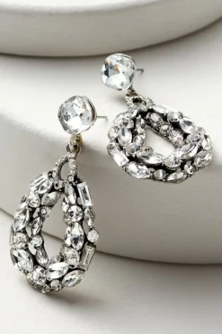 Belle Crystal Earrings Jewelry|Earrings