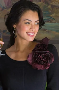 Discount Bordeaux Blooms Pin Jewelry