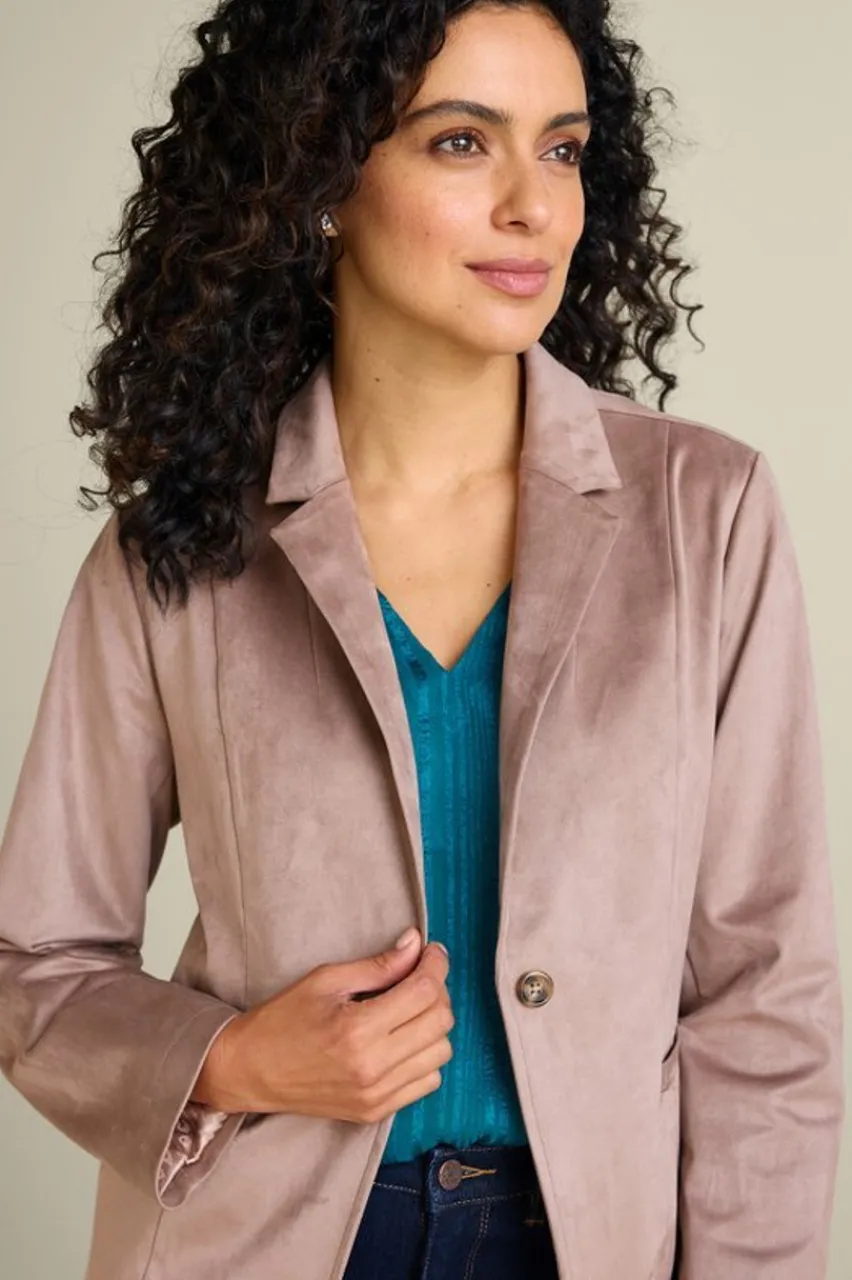 Outlet Breck Faux Suede Blazer Toppers|Jackets & Coats