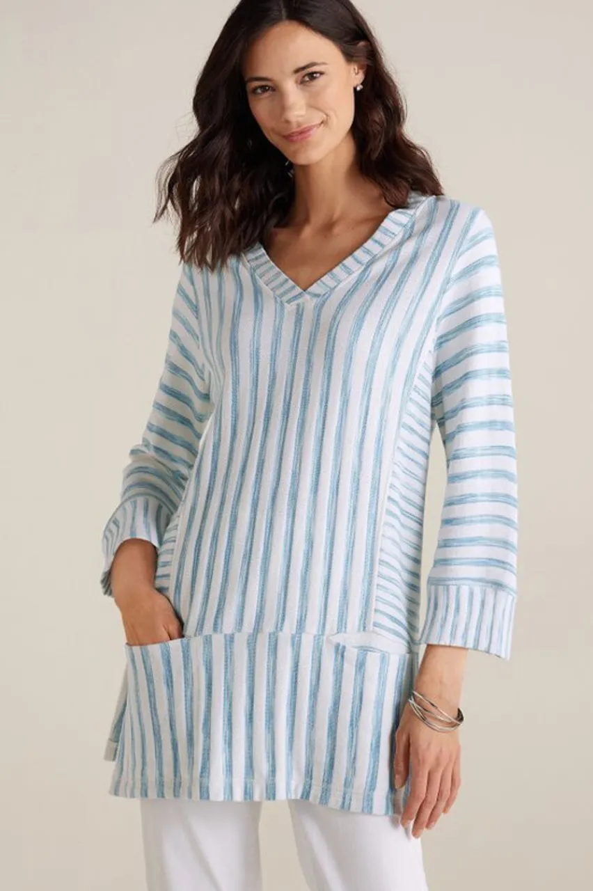 Outlet Briza Stripe Tunic Tops
