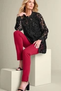 Candace Velvet Lace Tunic Tops