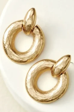 Discount Cara Hammered Hoop Earrings Jewelry|Earrings