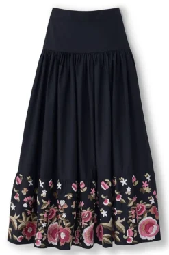 Best Cindi Embroidered Maxi Skirt Skirts