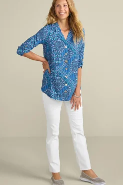 Danielle 3/4 Sleeve Tunic Tops|Tunics & Leggings