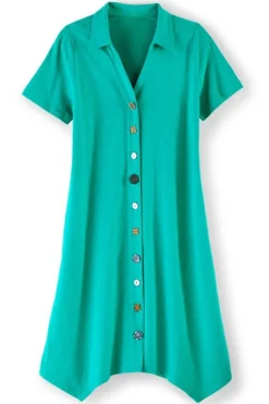 Best Danielle Button Dress Dresses