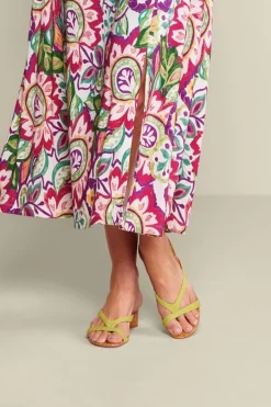 Best Donald Pliner Mida Cork Heel Slide Shoes