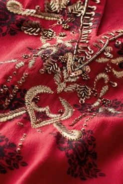 Clearance Eboni Embellished Tunic Tops