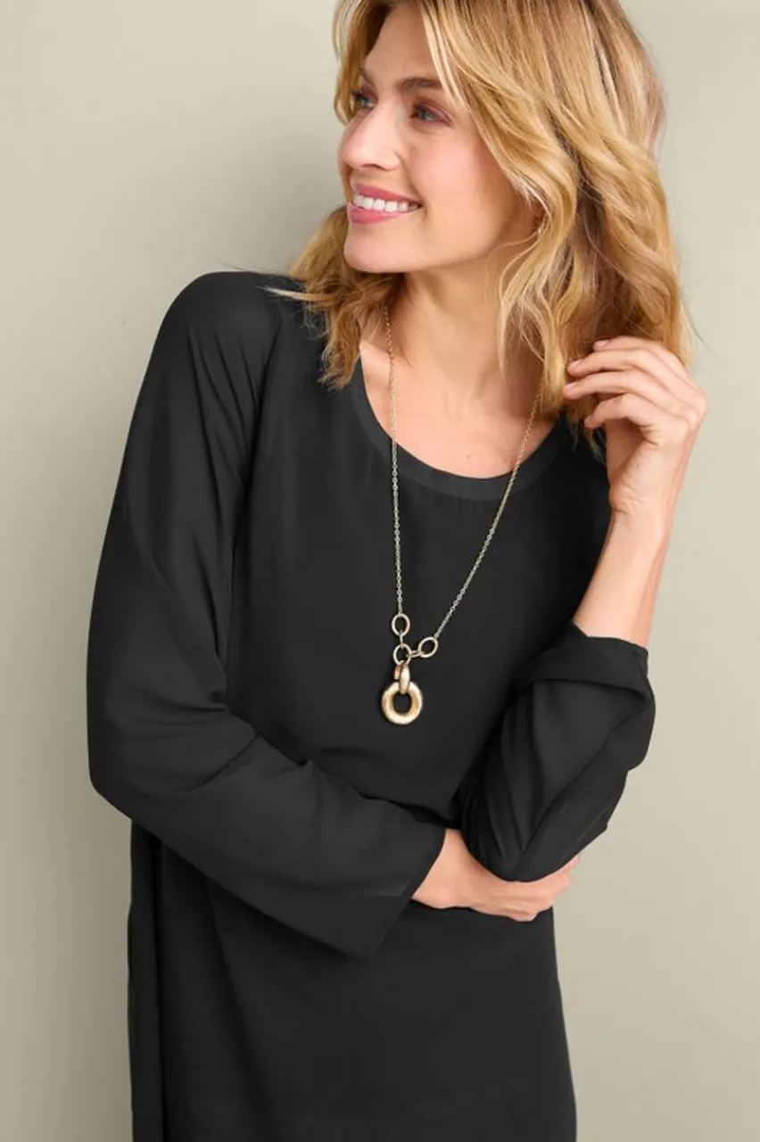 Sale Elegance Tunic Tops