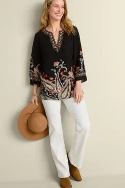 Elma 3/4 Sleeve Tunic Tops|Tunics & Leggings