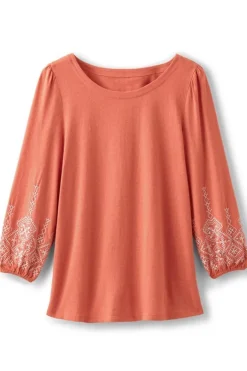 Hot Embroidered Parisian Poet Top Tops