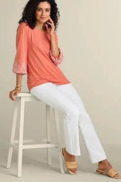 Hot Embroidered Parisian Poet Top Tops