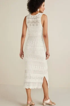 Erica Crochet Midi Dress Dresses