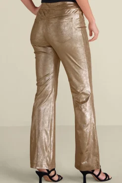 New Faux Suede Bootcut Pants Pants