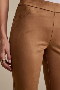 New Faux Suede Bootcut Pants Pants