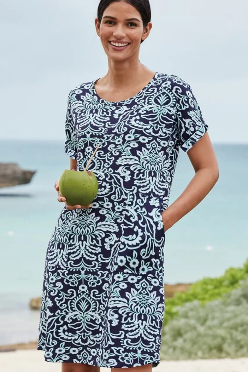 Hot Fina French Terry Short Dress Dresses