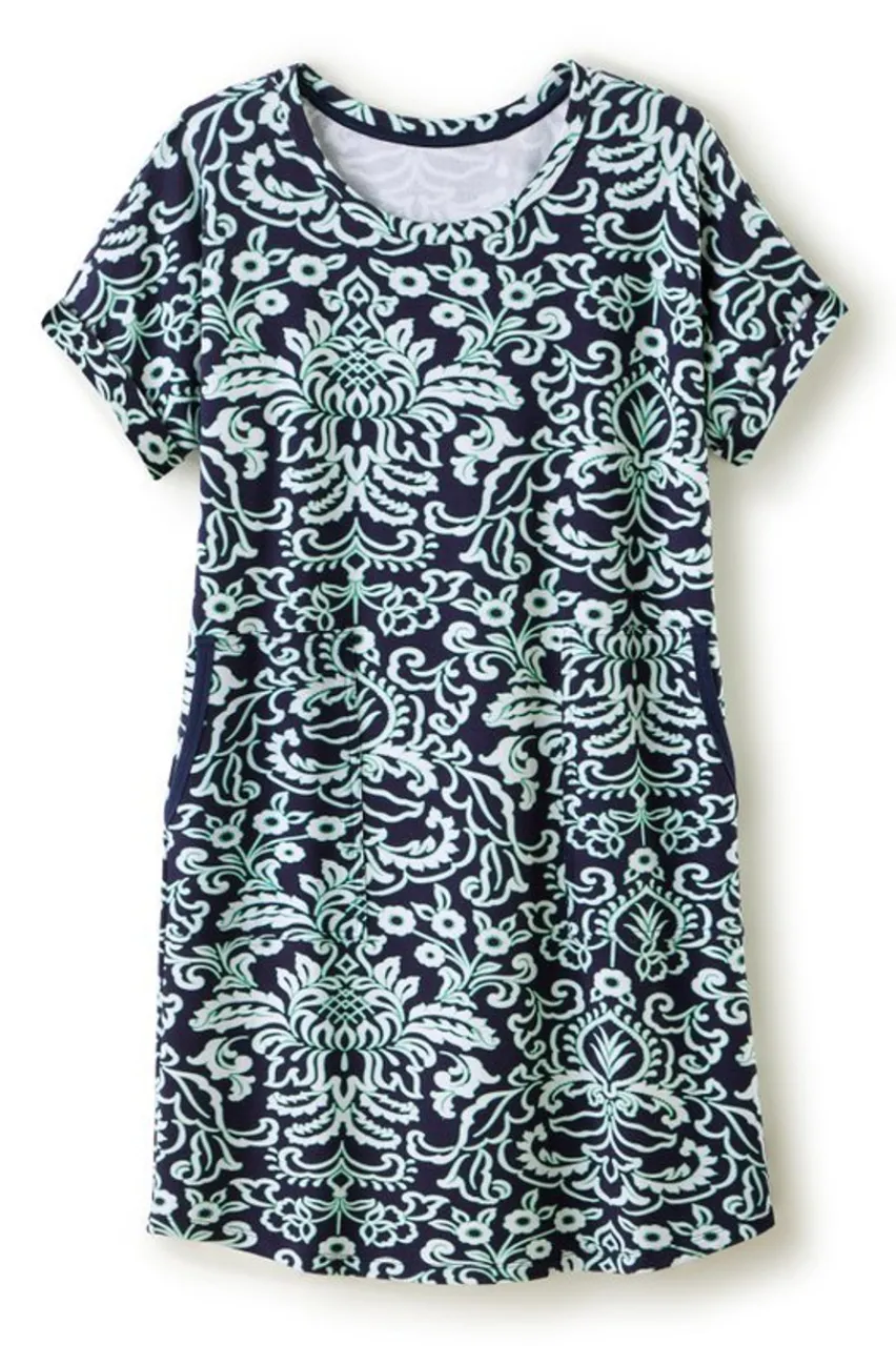 Hot Fina French Terry Short Dress Dresses