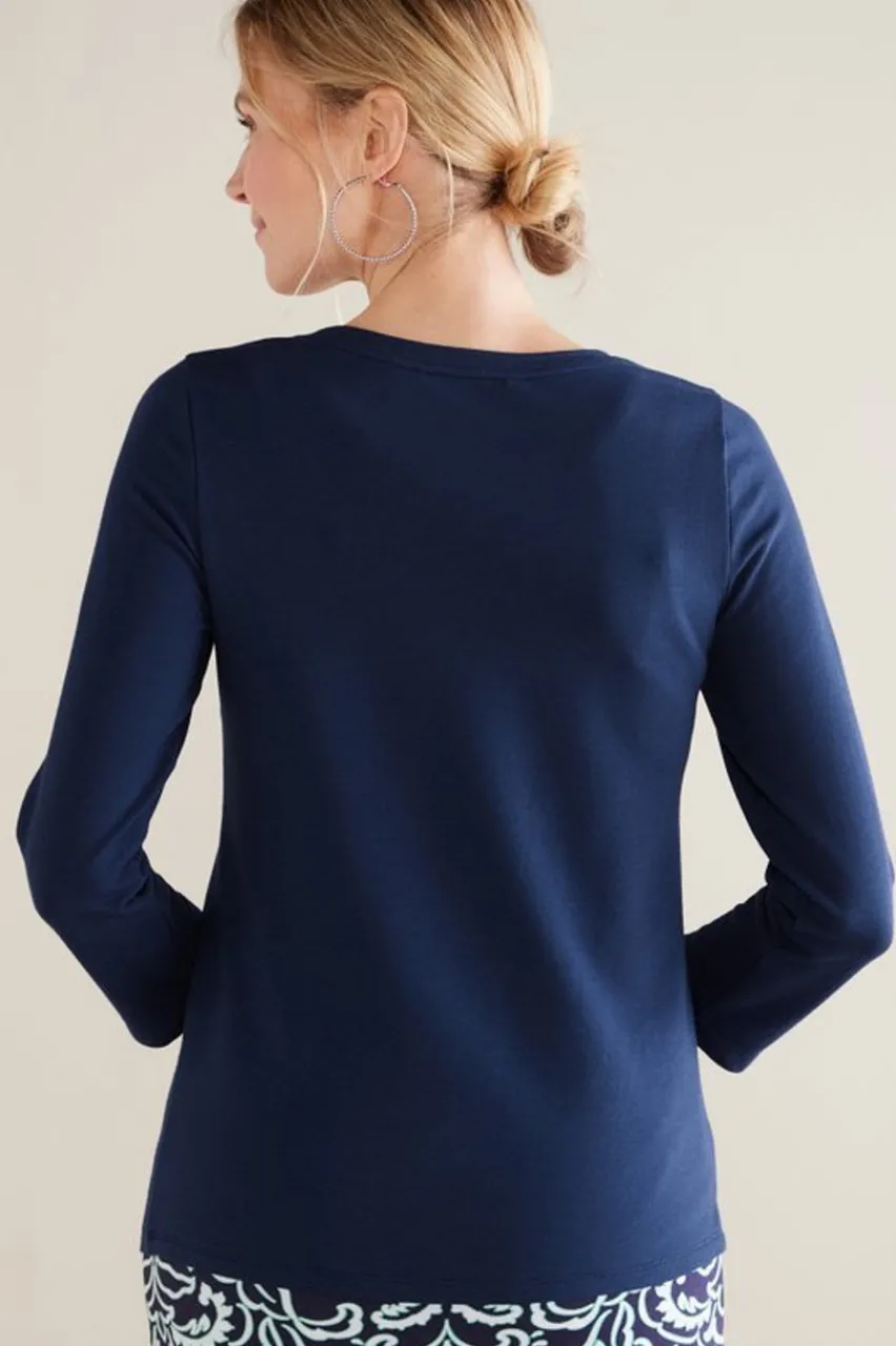 New Fina French Terry Tee Tops