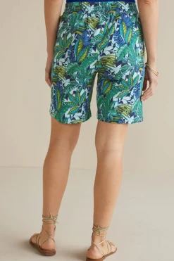 Flavia Linen Blend Shorts Pants|Shorts