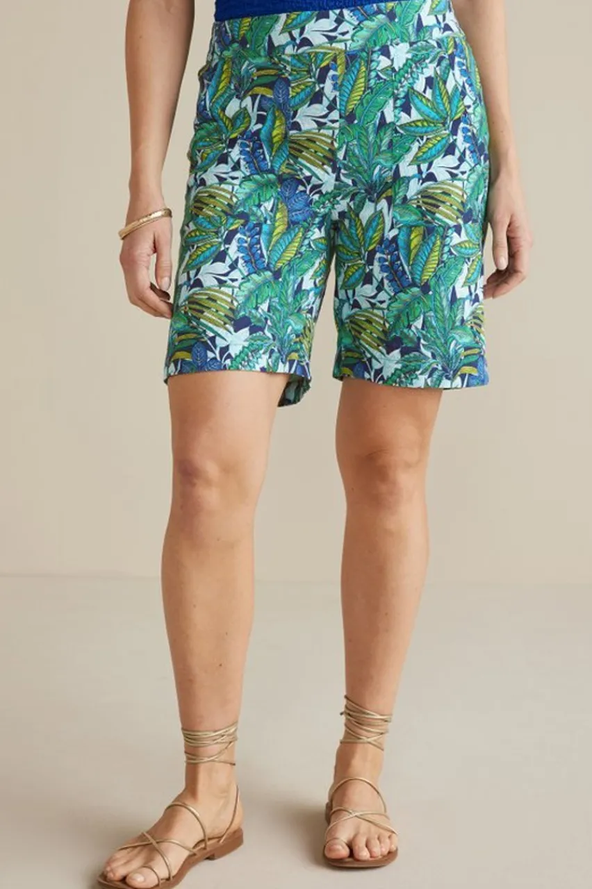 Flavia Linen Blend Shorts Pants|Shorts