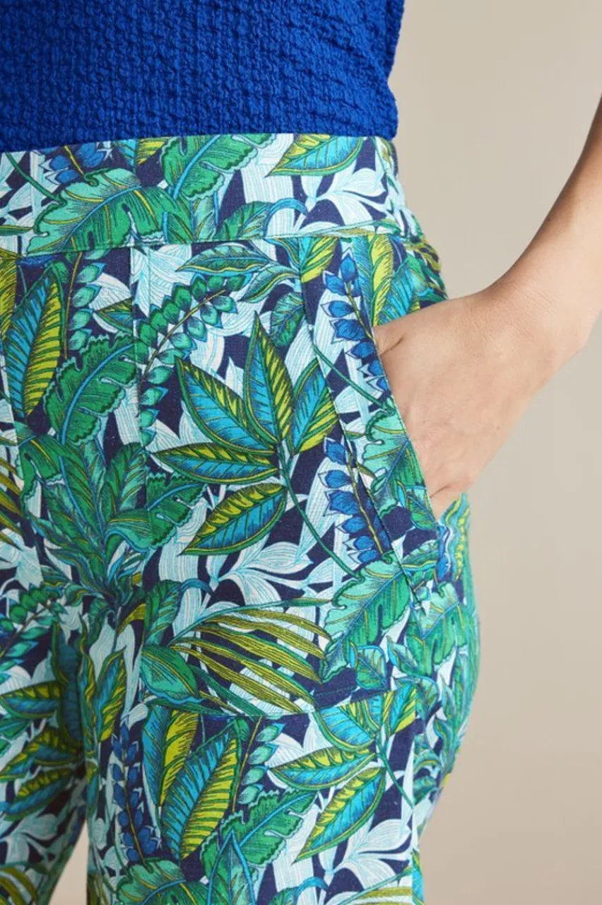 Flavia Linen Blend Shorts Pants|Shorts