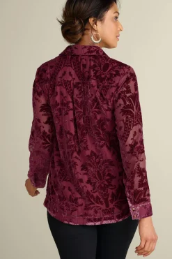 Discount Floreat Velvet Shirt Tops