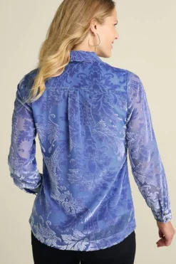Discount Floreat Velvet Shirt Tops