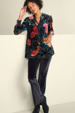 Gianna Velvet Bootcut Pants Pants