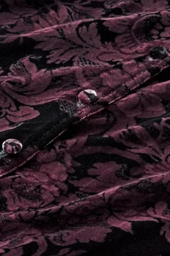 Hot Icon Silk Velvet Poets Tunic Shirt Tops