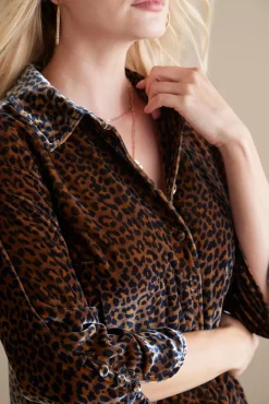 Hot Icon Silk Velvet Poets Tunic Shirt Tops