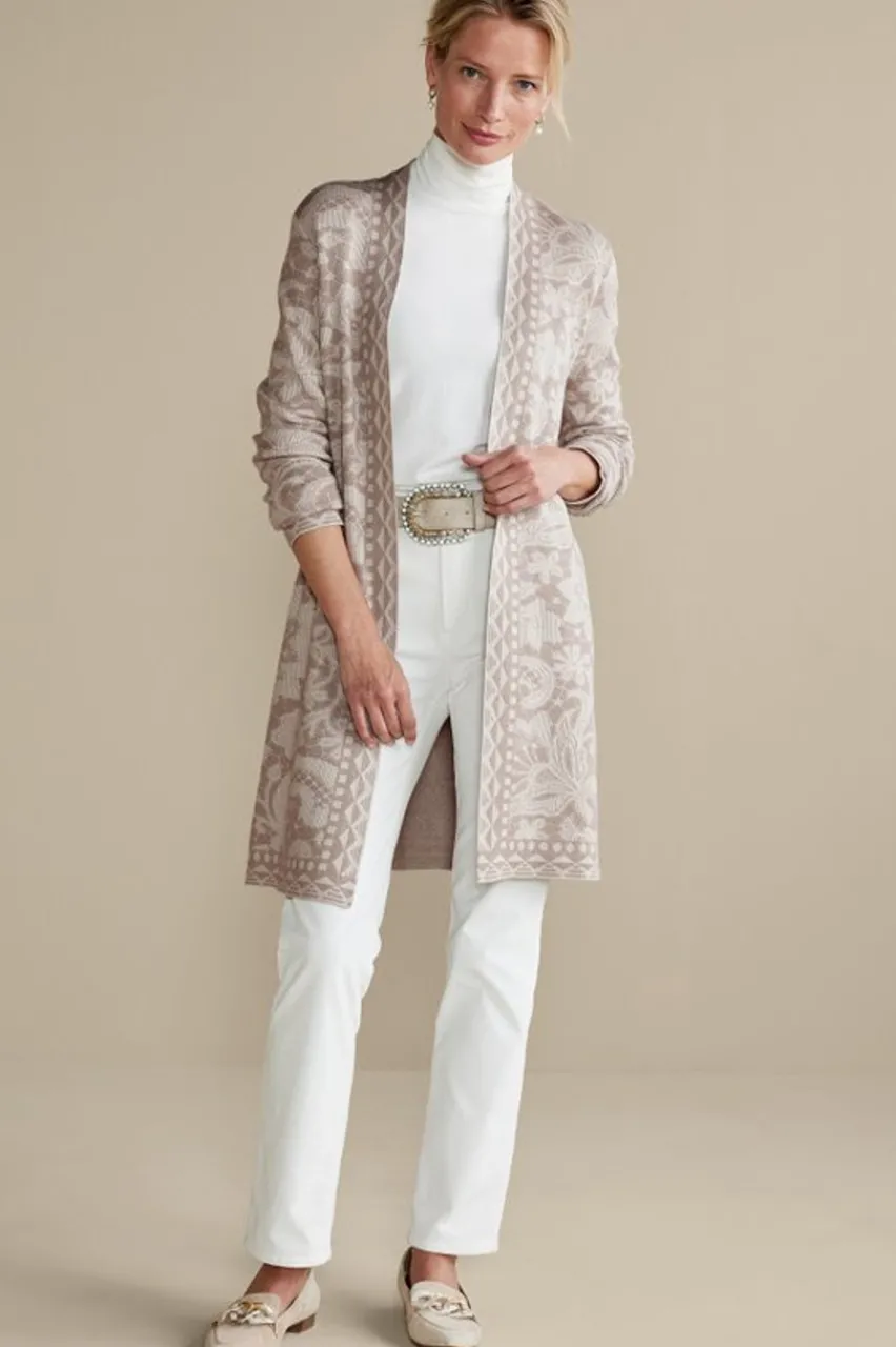 Discount Ivy Shimmer Long Cardigan Tops|Sweaters & Cardigans