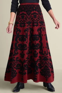 Discount Jacobean Sweater Skirt Skirts