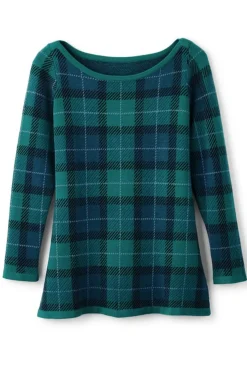Outlet Janece Plaid Sweater Tunic Tops|Sweaters & Cardigans