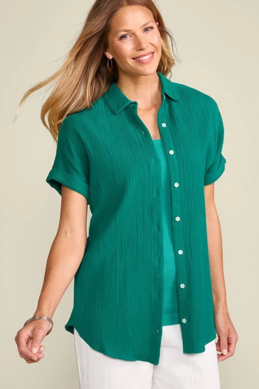 New Je Veux Gauze Top Tops