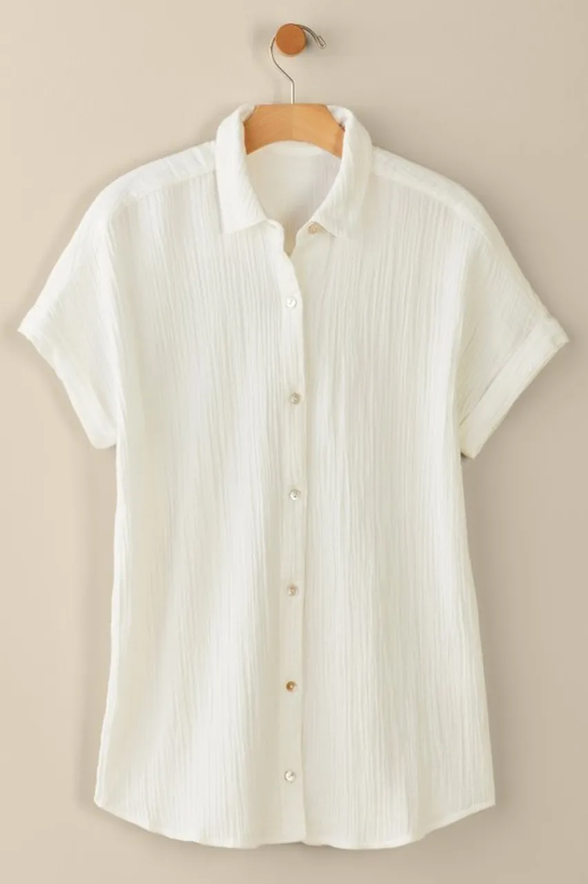 New Je Veux Gauze Top Tops